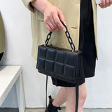 Chains Crossbody Bag Handle Shoulder Messenger Small Square Tote Purse