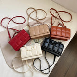 Chains Crossbody Bag Handle Shoulder Messenger Small Square Tote Purse