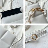 Chains Crossbody Bag Handle Shoulder Messenger Small Square Tote Purse
