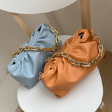 Women's Pleated Tote Bag Handbag Clutch Shoulder Bag Dumpling Bags