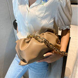 Women's Pleated Tote Bag Handbag Clutch Shoulder Bag Dumpling Bags