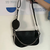 Hobo Shoulder Bag with Chain Crossbody Handbags
