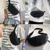 26 Letter Print Chest Bag Outdoor Sports Running Waist Bag