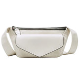 Leather Chest Bag Women Shoulder Bag Casual Waist Bags Travel Small Belt Purses