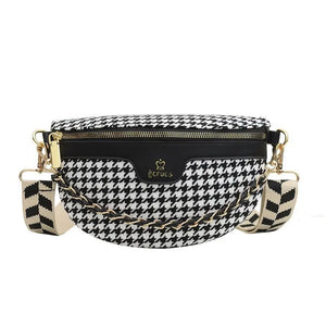 Women's Chest Bag Belt Purse Crossbody Pouch Wide Strap Handbag Waist Pack