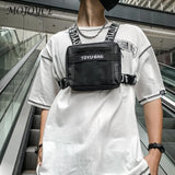 Adjustable Chest Rig Bag Fanny Pack Nylon Streetwear
