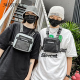 Adjustable Chest Rig Bag Fanny Pack Nylon Streetwear