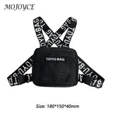 Adjustable Chest Rig Bag Fanny Pack Nylon Streetwear