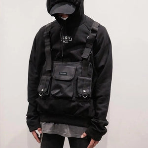 Tactical Chest Rig Bag Hip Hop Streetwear Kanye West Backpack Waist Bag