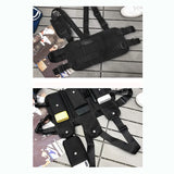 Streetwear Chest Rig Waist Bag Tactical Hip Hop Canvas Bags B42