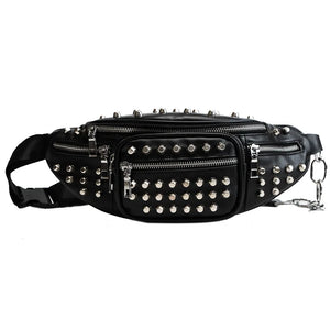 Leather Chest Waist Bag High-capacity Fanny pack