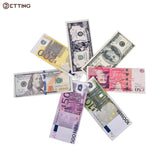 Unisex Currency Notes Pattern Purse Wallet Slim Money