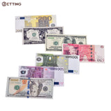 Unisex Currency Notes Pattern Purse Wallet Slim Money