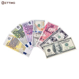 Unisex Currency Notes Pattern Purse Wallet Slim Money