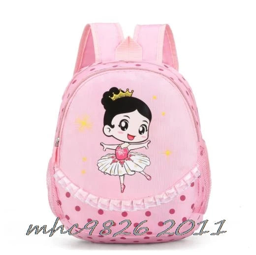 Girls Ballet Dance Bag Embroidered Canvas Gymnastic Sport Backpack