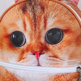 Children 3D Cat Print Schoolbag Backpack Mini Rucksack Shoulder Bag