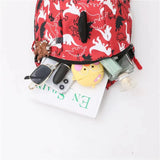 3D Cartoon Dinosaur Kids Backpack with Anti-lost Rope