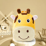 3D Cartoon Print Plush Kids Backpack Kindergarten Boys and Girls School Bags