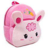 3D Cartoon Print Plush Kids Backpack Boys Girls School Bags