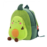 3D Cartoon Print Plush Kids Backpack Kindergarten Boys Girls School Bags