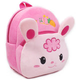 3D Cartoon Print Plush Kids Backpack for Boys and Girls