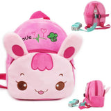 3D Cartoon Print Plush Kids Backpack for Boys and Girls