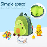 3D Cartoon Print Plush Kids Backpack Kindergarten Boys Girls School Bags
