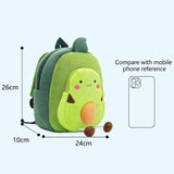 3D Cartoon Print Plush Kids Backpack Kindergarten Boys Girls School Bags