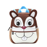 3D Cartoon Plush Kids Backpack for Kindergarten Boys and Girls