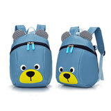 Cartoon Print Plush Kids Backpack Kindergarten Boys Girls School Bags
