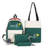 Canvas Kids Backpack Girls School Bag Student Bookbag