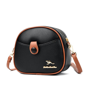 Circular Women Shoulder Bags Crossbody Bag High PU Mini Bag Female Messenger