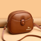 Circular Women Shoulder Bags Crossbody Bag High PU Mini Bag Female Messenger