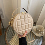 Circular Women's Shoulder Bag Crossbody Handbag Messenger Bag