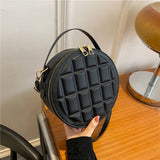 Circular Women's Shoulder Bag Crossbody Handbag Messenger Bag