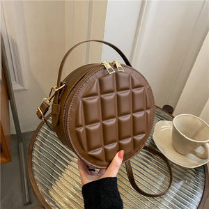 Circular Women's Shoulder Bag Crossbody Handbag Messenger Bag