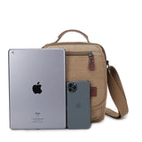 Classic Retro Canvas Small Square Bag Large Capacity Shoulder Bag
