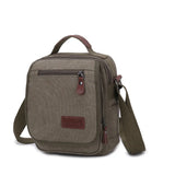 Classic Retro Canvas Small Square Bag Large Capacity Shoulder Bag
