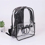 Clear Backpack Student PVC Waterproof Transparent School Rucksack