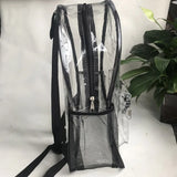 Clear Backpack Student PVC Waterproof Transparent School Rucksack