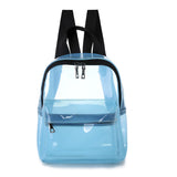 Clear PVC Mini Backpack for Teen Girls