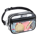 Clear PVC Waist Fanny Packs Phone Holder Sling Chest Pouch Travel Gym Sports Bag