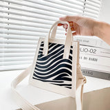 Houndstooth Print Shoulder Bag Women Casual Small Handbags Crossbody Bags