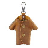 Clothes Shape Key Holder Keychain PU with Metal Hook Keys Storage Bag