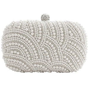 Beaded Clutch Bag for Wedding Evening Party