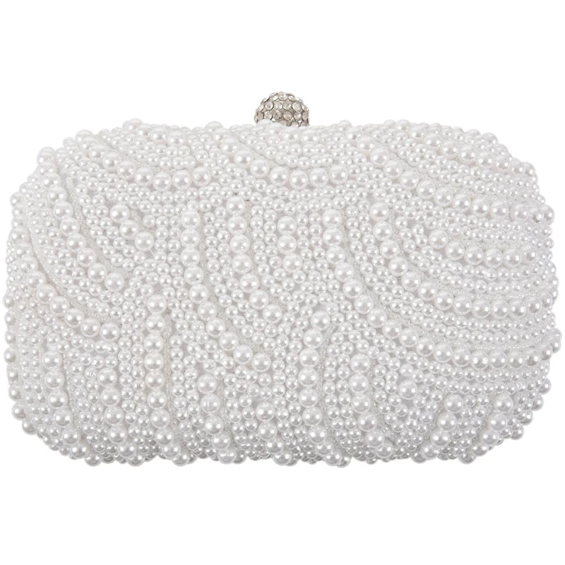Beaded Clutch Bag Party Bridal Handbag Evening Purse