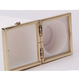 Lipstick Shape Clutch Evening Bag Chain Purse Party Beauty