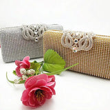 Crown Rhinestones Evening Bag Wedding Lady Purse Mini Shoulder Handbag