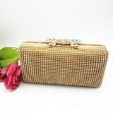Crown Rhinestones Evening Bag Wedding Lady Purse Mini Shoulder Handbag