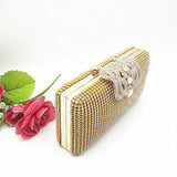 Crown Rhinestones Evening Bag Wedding Lady Purse Mini Shoulder Handbag